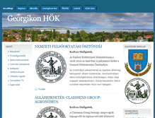 Tablet Screenshot of hok.georgikon.hu